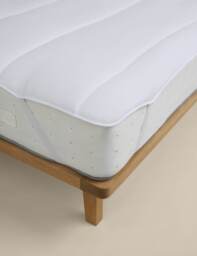 M&S Smart Wash & Dry Anti Allergy Mattress Topper White