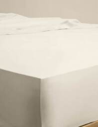 M&S Egyptian Cotton Deep Fitted Sheet Cream