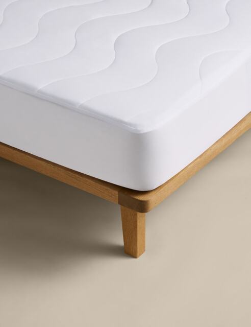 M&S Smart Wash & Dry Anti Allergy Mattress Topper White