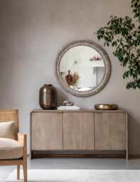 Gallery Direct Colonna 3 Door Sideboard Grey