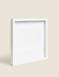 M&S Collection Square Photo Frame 6 x 6 inch - White, Black,White