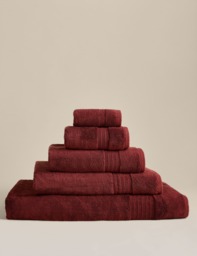 M&S Egyptian Cotton Towel Chestnut