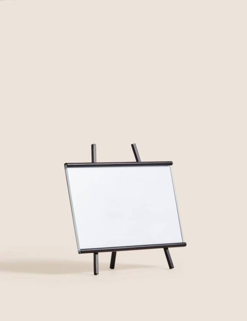 M&S Metal Easel Photo Frame 4x6 inch Black