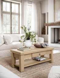 Corndell Normandy Oak Coffee Table Neutral