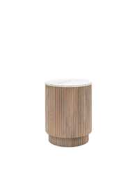 Gallery Direct Marmo Round Side Table Grey