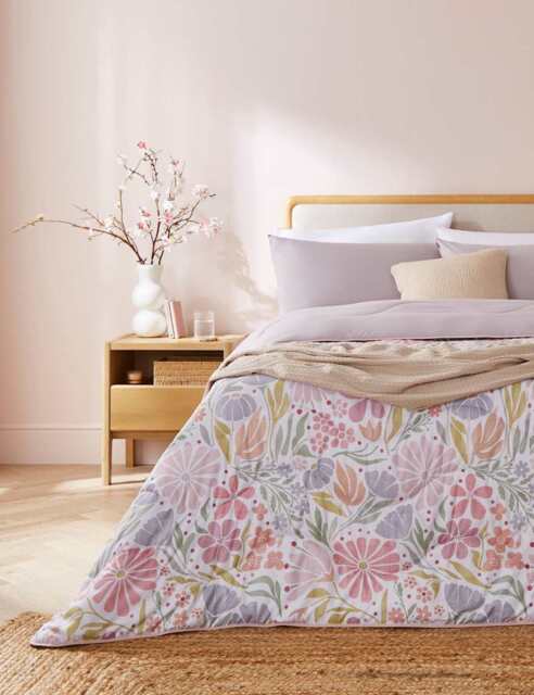 Nightlark Wildflower Coverless Duvet & Pillowcase Multi