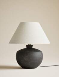 M&S Roma Urn Table Lamp Black