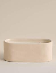 Teraire Cloud Ceramic 3 Wick Candle Neutral