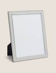 M&S Mia Beaded Photo Frame 8x10 inch Grey
