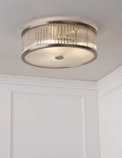 Laura Ashley Sutton Ceiling Light Antique Brass