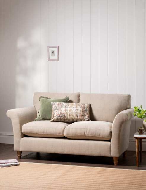 BARKER AND STONEHOUSE Amelie Fabric Medium 2 Seater Sofa Beige