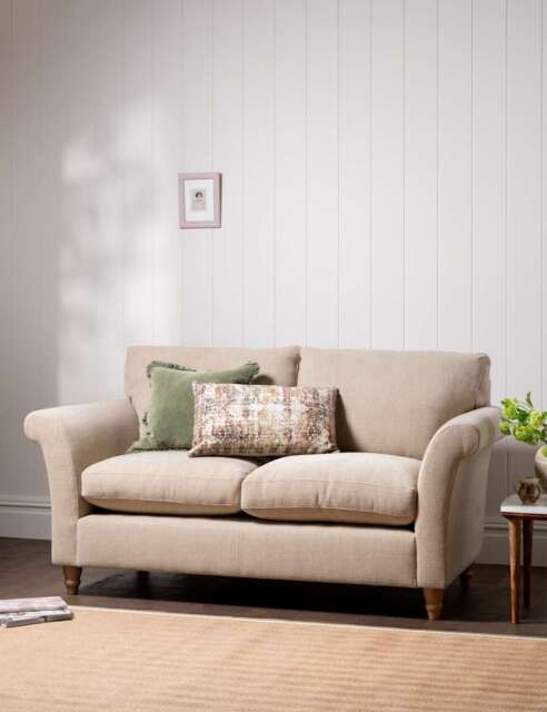 BARKER AND STONEHOUSE Amelie Fabric Medium 2 Seater Sofa Beige