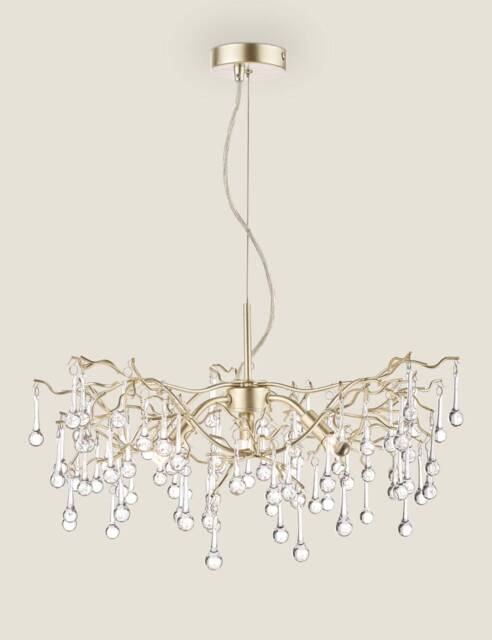 Laura Ashley Willow Pendant Light Champagne