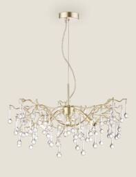 Laura Ashley Willow Pendant Light Champagne