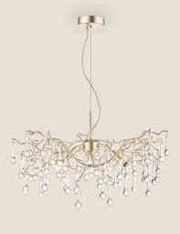 Laura Ashley Willow Pendant Light Champagne