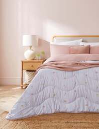 Nightlark Vintage Stripes Coverless Duvet & Pillowcase White Mix
