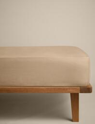 M&S Cotton Rich Fitted Sheet Biscuit