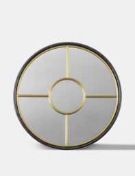 Gallery Direct Rocca Round Hanging Wall Mirror Gold