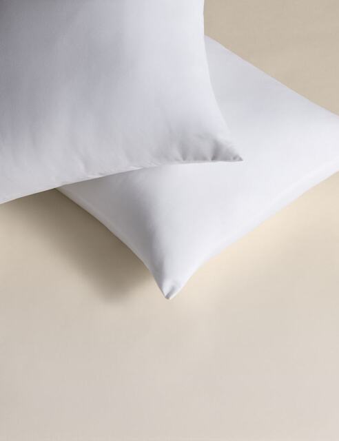M&S 2 Pack Advanced Allergy Protection Medium Pillows White