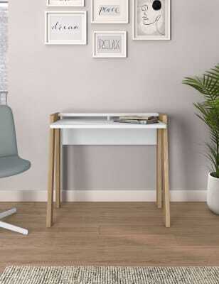 CompactDesk - White, White
