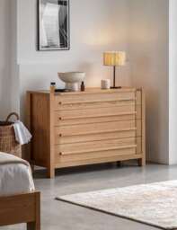 Gallery Direct Sonoma™ Wide 4 Drawer Chest Oak