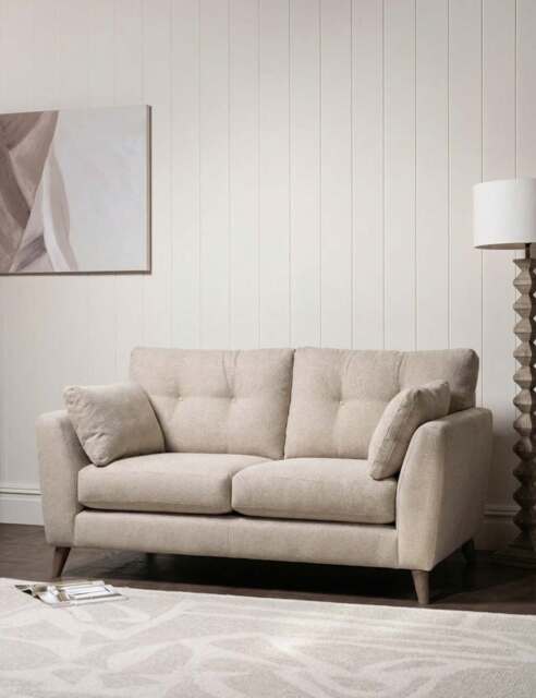 BARKER AND STONEHOUSE Ellis Medium 2 Seater Sofa Ecru
