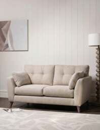BARKER AND STONEHOUSE Ellis Medium 2 Seater Sofa Ecru