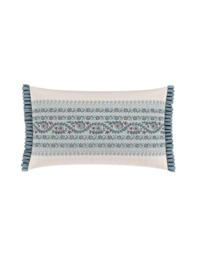 V&A Opulent Stripe Rectangle Cushion Cream Mix