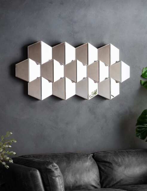 Gallery Direct Carina Extra Large Wall Mirror Silver
