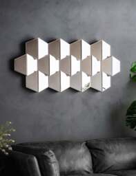 Gallery Direct Carina Extra Large Wall Mirror Silver