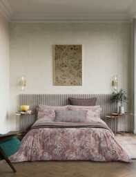 Bedeck of Belfast Pure Cotton Katara Bedding Set Pink Mix