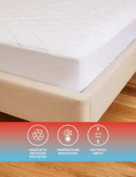 Body Sensor™ Body Temperature Control Extra Deep Mattress Protector White