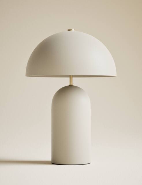 M&S Colby Large Rechargeable Table Lamp Ivory