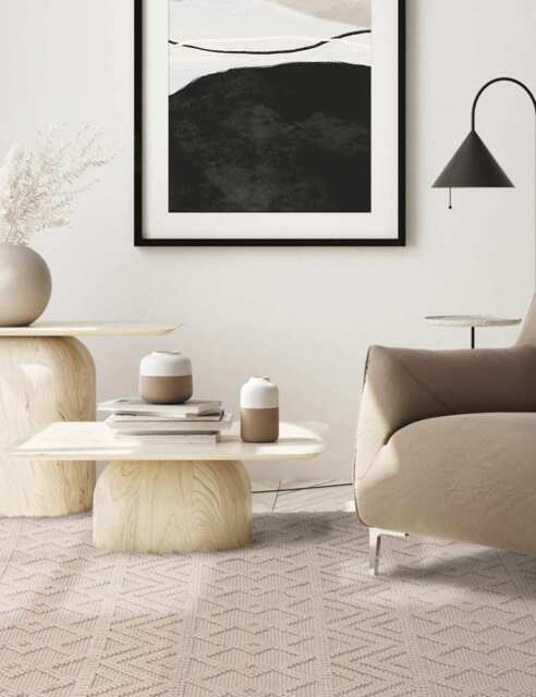 Asiatic Asra Pure Wool Rug Ivory