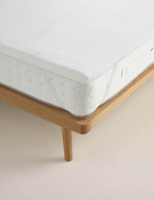 Sleep Solutions Memory Foam Contour 4cm Mattress Topper White