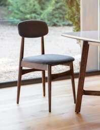 Gallery Direct Set of 2 Barcelona Dining Chairs Dark Brown