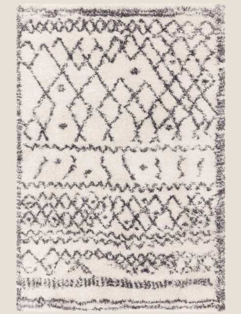 Asiatic Alto Moroccan Shaggy Rug Cream Mix