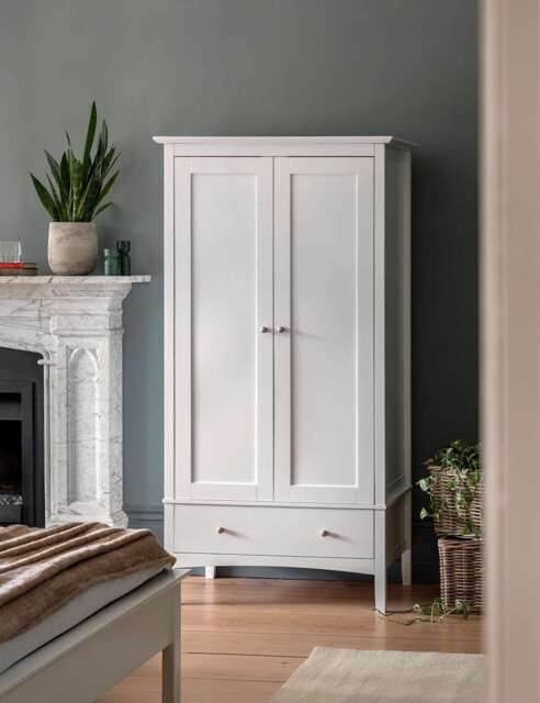 Gallery Direct Hastings White Double Wardrobe Soft White