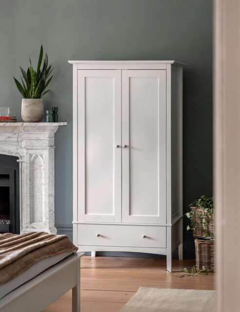 Gallery Direct Hastings White Double Wardrobe Soft White