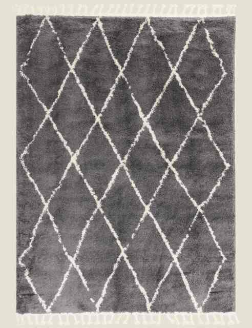 Asiatic Agadir Berber Rug Charcoal