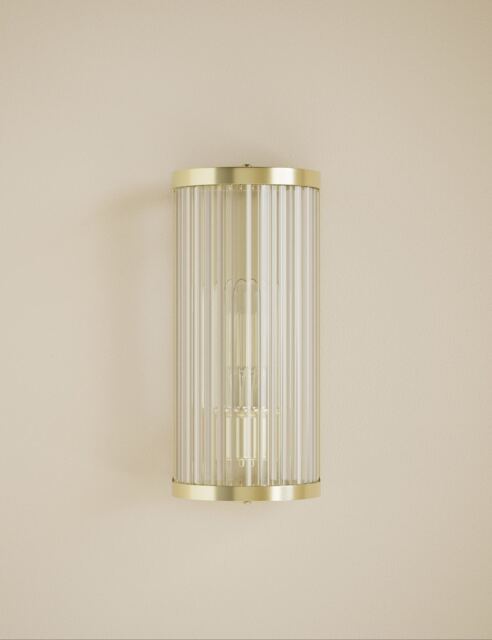 M&S Monroe Wall Light Antique Brass