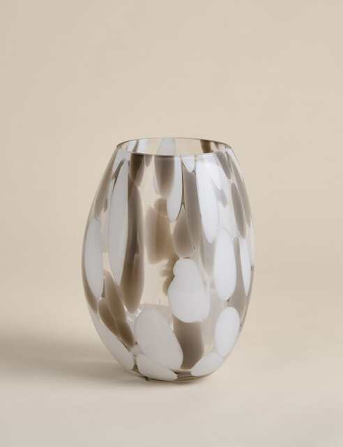 M&S Confetti Glass Vase Multi