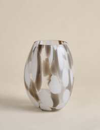 M&S Confetti Glass Vase Multi