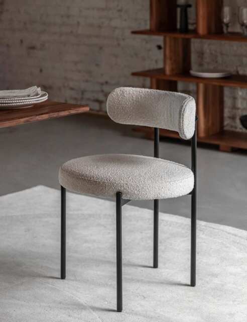 Gallery Direct Set of 2 Aveley Dining Chairs Cream