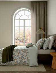 Bedeck of Belfast Velvet Clarence Quilted Throw Green Mix