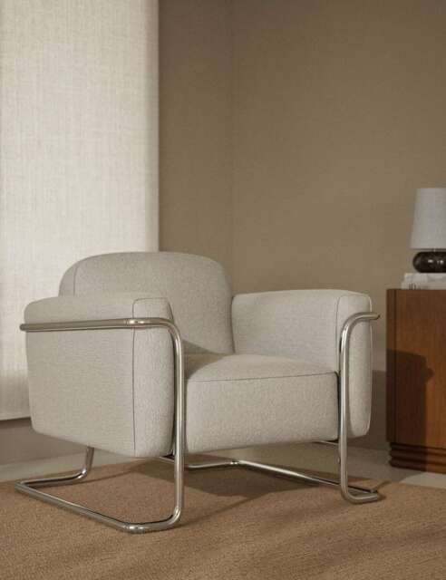 M&S Erik Accent Chair Soft White