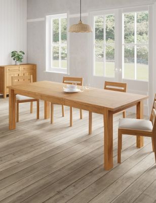 M&S Sonoma™ 8-10 Seater Extending Dining Table - Oak, Oak