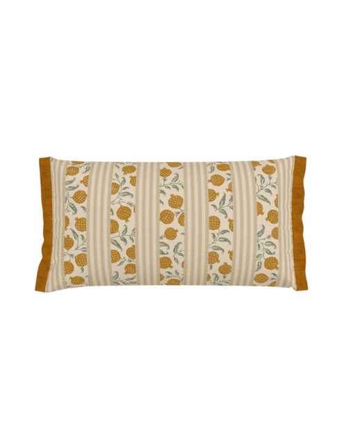 Sanderson Pure Cotton Annar Print Cushion Cream Mix