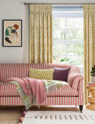 LAND & SHORE Wool Blend Checked Throw Multi