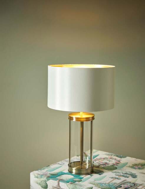 Laura Ashley Harrington Small Table Lamp Antique Brass
